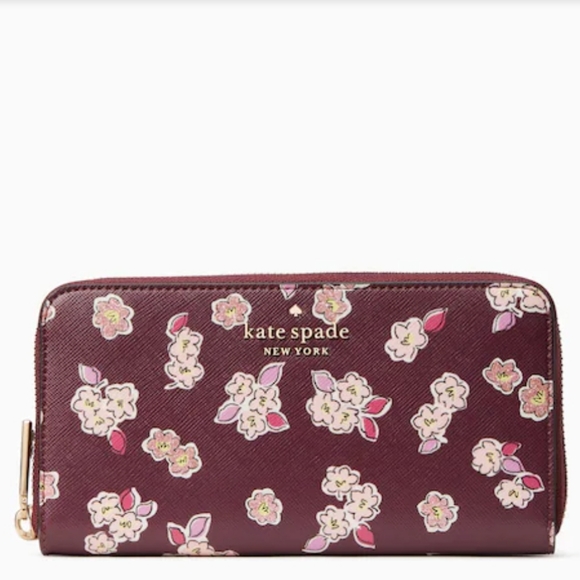 Kate Spade Tinsel Boxed Large Continental Wallet - Picture 3 of 5